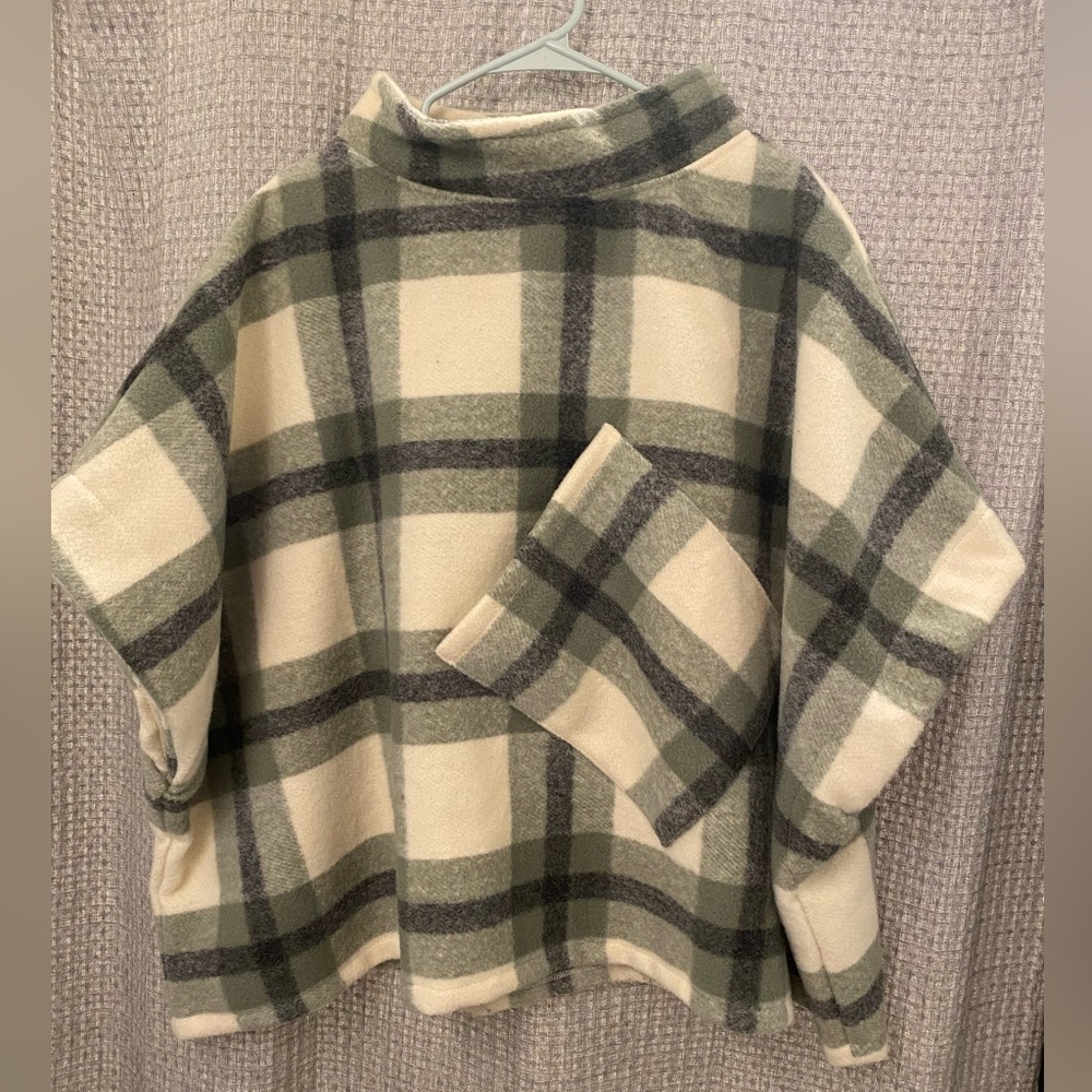World Market Winter Sweater Poncho